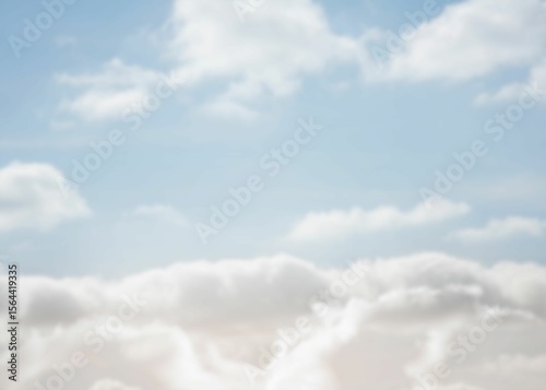 White clouds during sunny day