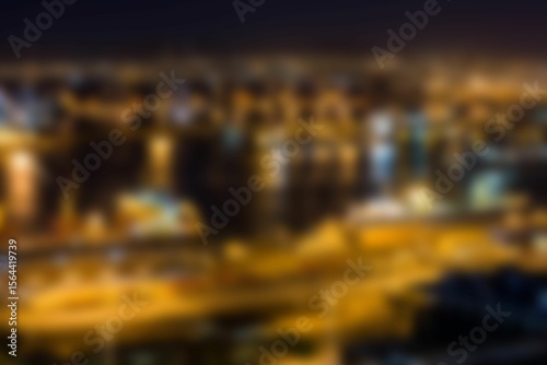 Defocused image of cityscape