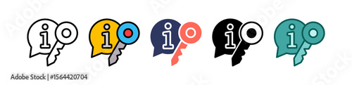 Key Information multiple icon