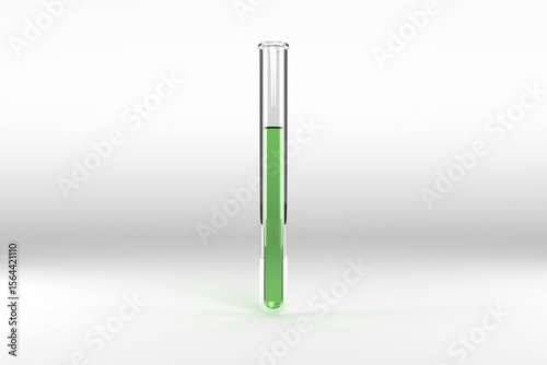 Test tube with chemical solution