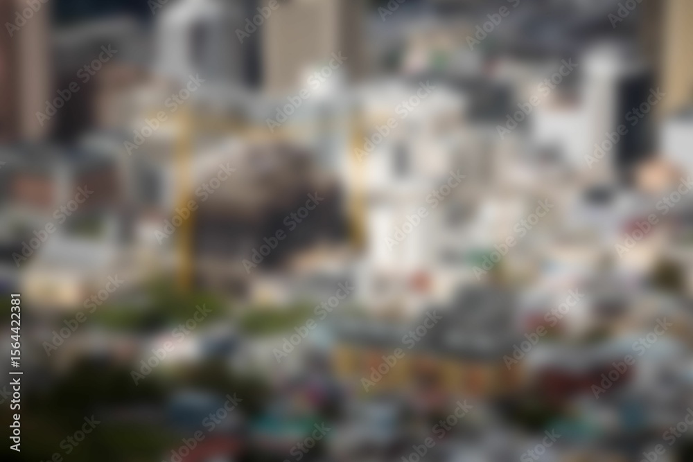 Obraz premium Defocused image of cityscape