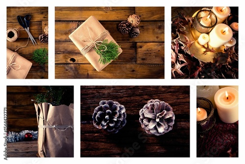 Candle gift and Christmas decoration