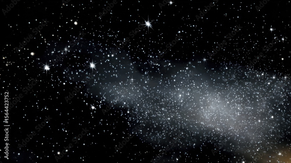 Obraz premium Night sky and stars
