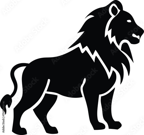 vector illustration of a lion