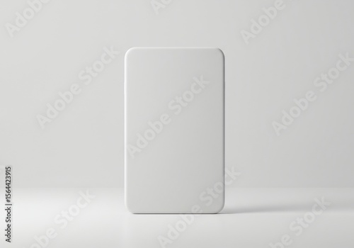 A blank product mockup on a sleek, white background with soft shadows, perfect for branding