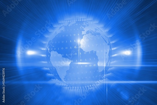 Global technology background