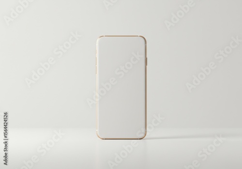 A blank product mockup on a sleek, white background with soft shadows, perfect for branding