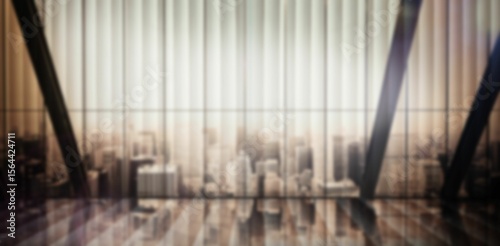 Architectural detail of office and glass windows