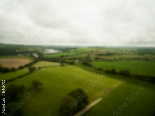 Aerial view of park against sky