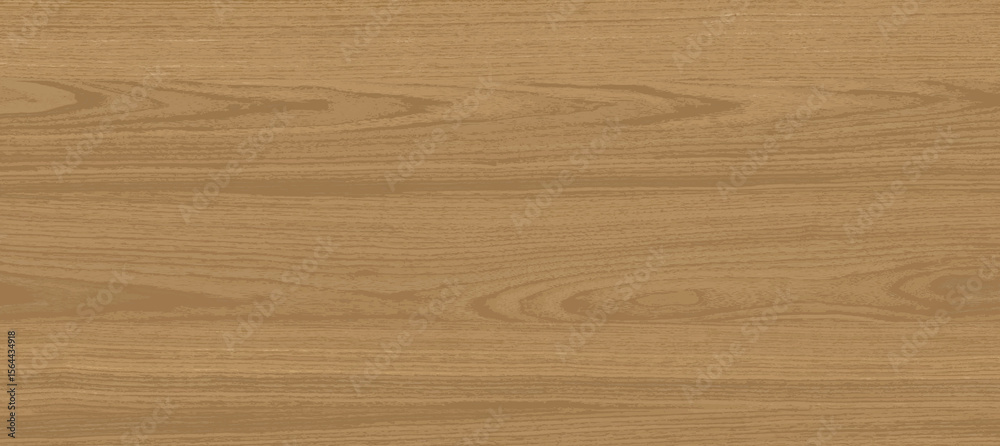 Naklejka premium Brown wood texture seamless background with horizontal natural grain pattern.