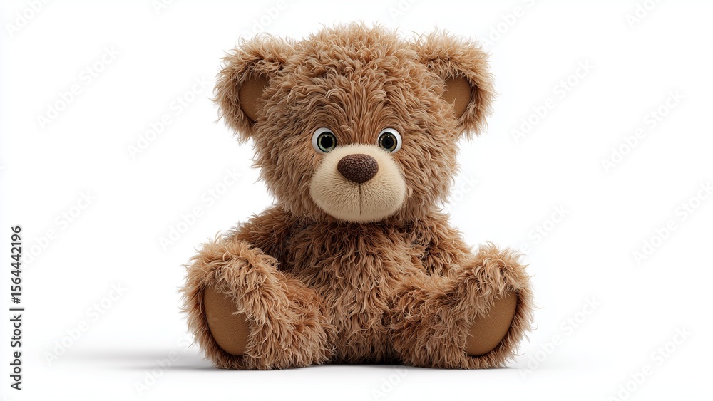 Obraz premium Adorable Fluffy Teddy Bear 