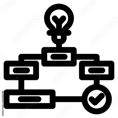 Workflow Outline Icon