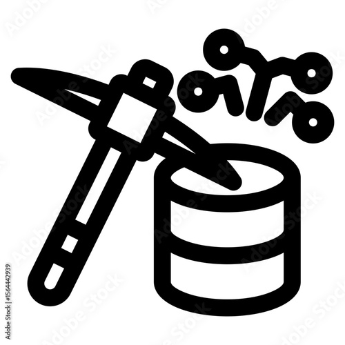 Data Mining Outline Icon