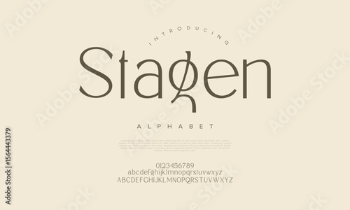 Clean and artistic sans serif font with modern form and creative ligatures, perfect for logos and editorial design