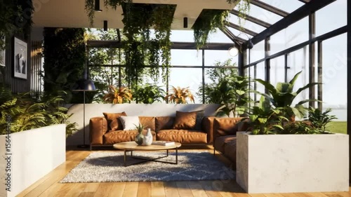 Modern living room interior 