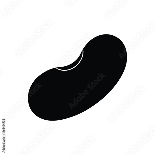 black shoe isolated on white
