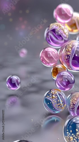 Cute Fantasy Bubble Loop Macro Close-Up