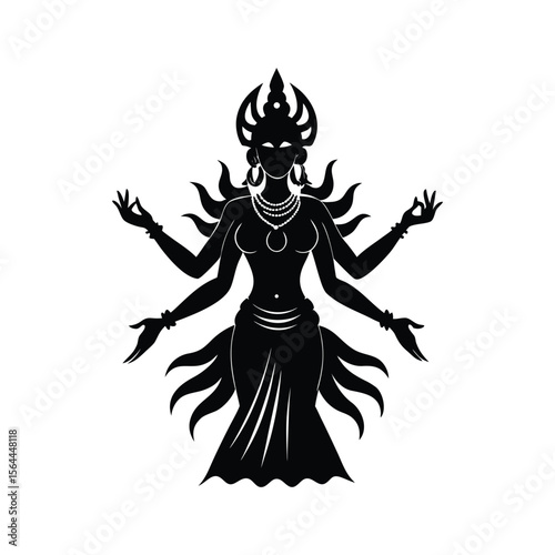 silhouette of a girl