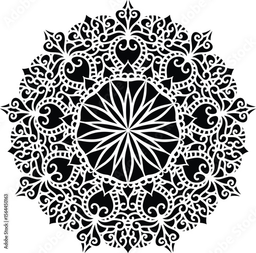 Ornamental luxury mandala pattern