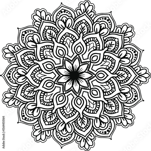 Ornamental luxury mandala pattern