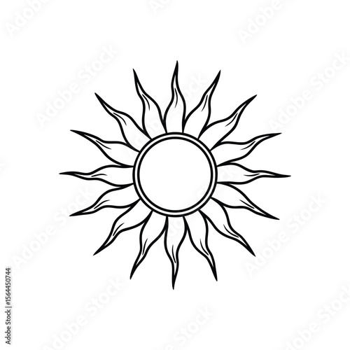 sun and flower