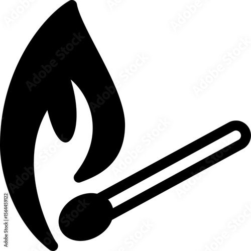 Burning Matchstick / Fire
