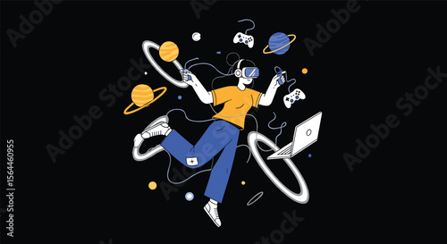 Experiencing the Futuristic Metaverse Through Immersive Virtual Reality Technologies Connecting Digital and Physical Worlds