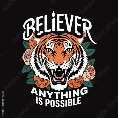 Tiger believer t shirt