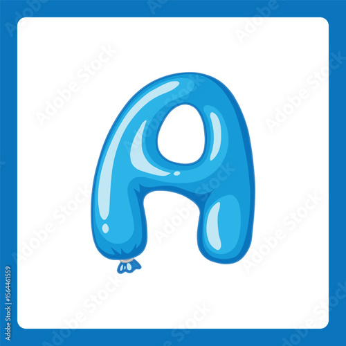 Alphabet balloons A