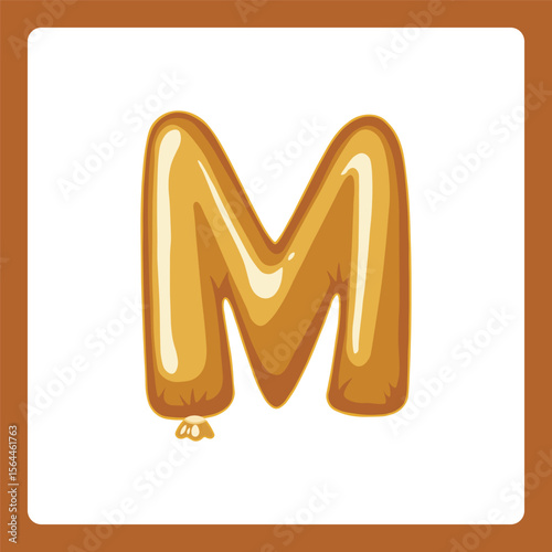 Alphabet balloons M