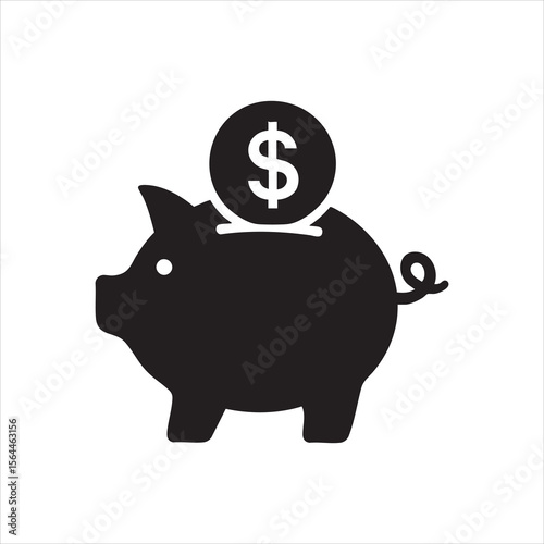 Piggy Bank Savings Finance Investment Icon