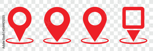 Location icon. Map pin icon set. location marker. location pin. Map navigation line style symbol. Gps location sign.