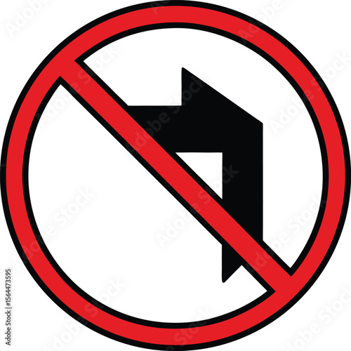 No parking no entry and do not enter signs illustration