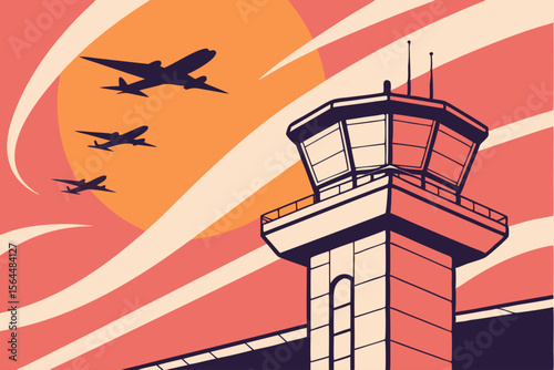 Exclusive upscale artistic illustration with versatile application