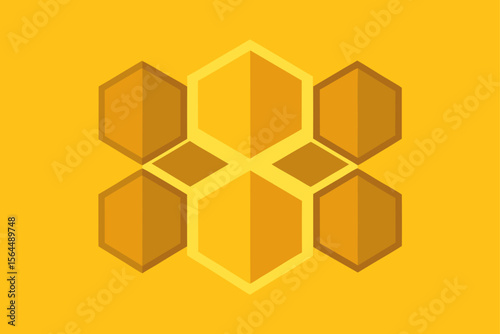 Organic Honeycomb Structure Natural Light Subtle