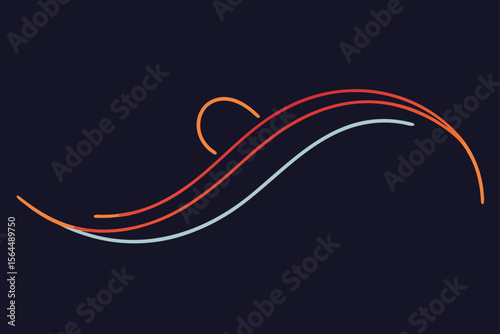 Minimalist Line Art Continuous Flow Elegant Design