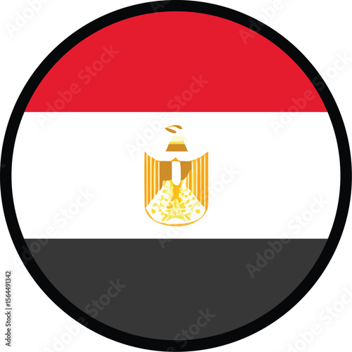 egypt flag button