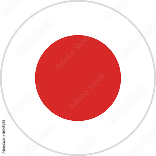 japan flag button