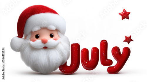 christmas in july design with 3d concept. Festive july celebration a three dimensional winter wonderland design concept showcasing whimsical holiday cheer and a unique artistic approach