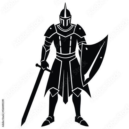 knight with sword