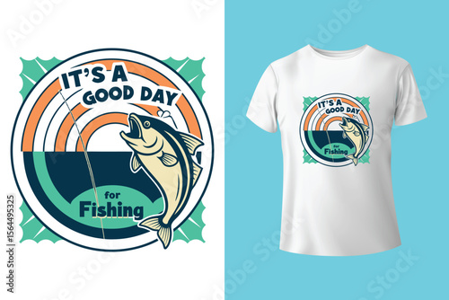 Fishing t-shirt design, Fishing vintage t-shirt , vintage fishing t-shirt graphic illustration, Fishing vector