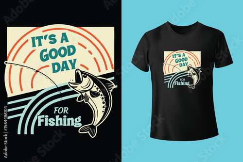 Fishing t-shirt design, Fishing vintage t-shirt , vintage fishing t-shirt graphic illustration, Fishing vector