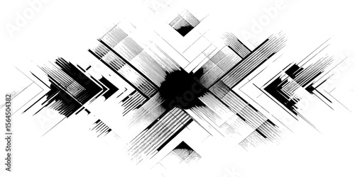 Vektor Design Element mit Linien und Mustern - Texturen mit Linien - Ebene Abstrakte Darstellung