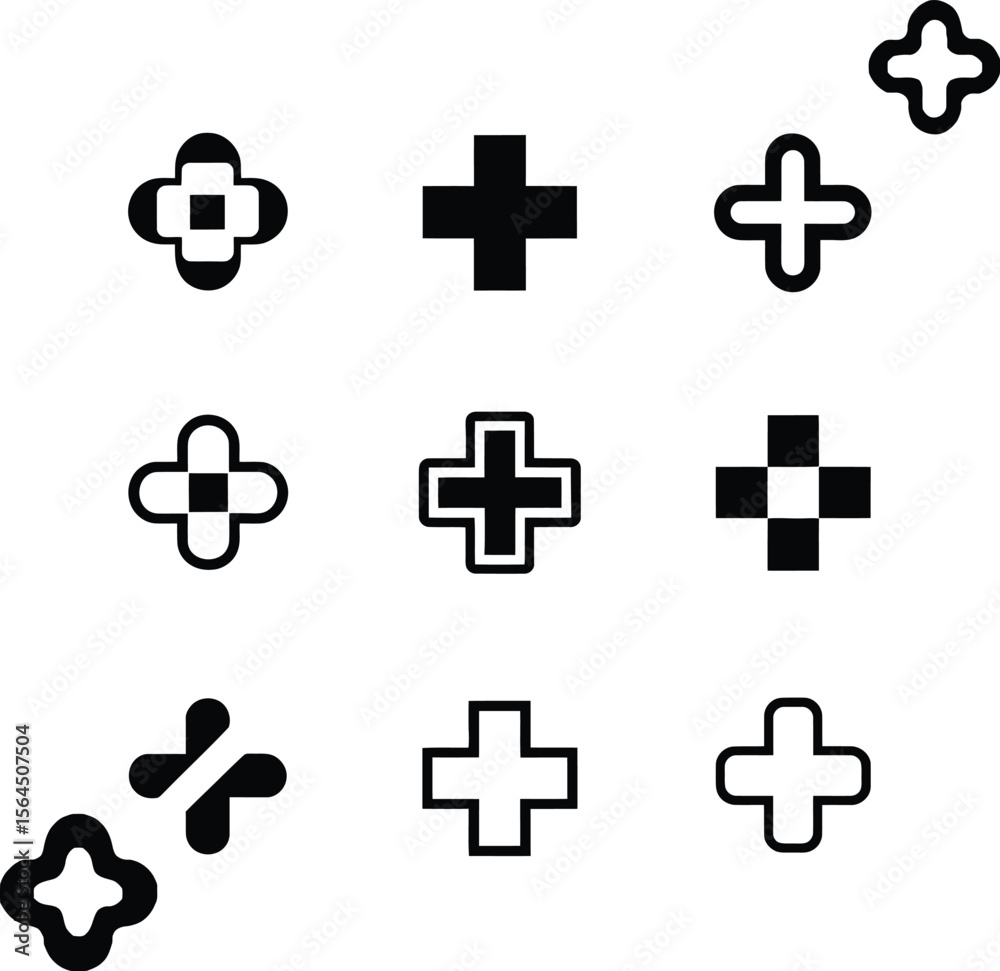 Obraz premium plus minus icon