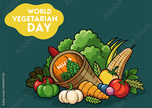 Abundant Harvest A Colorful Cornucopia of Fruits Vegetables and Grains in a Festive Arrangement vibrant