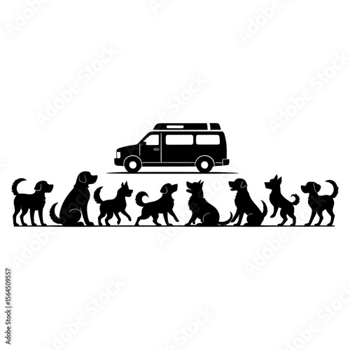 Dog Rescue shelter supporter t-shirt vector