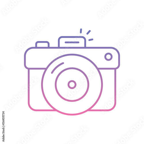 Flash Photography Icon vector stock illustration
