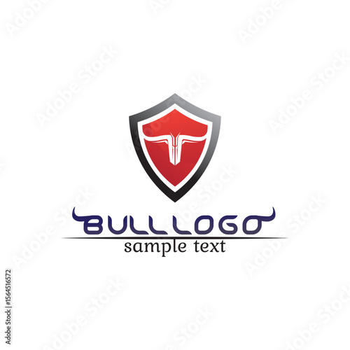 Free Download Bull horn logo and symbols template icons app vector - GFXLoad