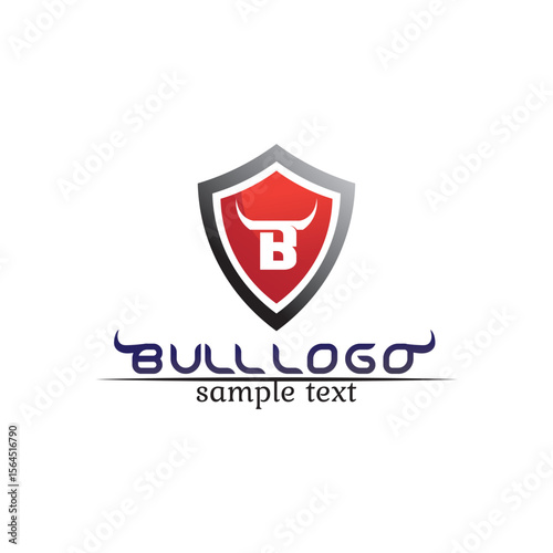 Free Download Bull horn logo and symbols template icons app vector - GFXLoad