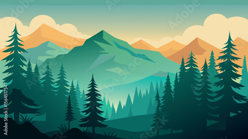 Vector art of a detailed silhouette of a large deciduous tree with a sturdy trunk isolated on white background